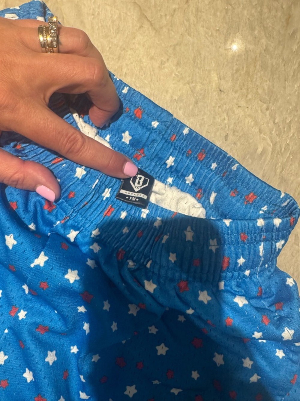 Baseball Lifestyle 101 blue ice cream shorts - Picture 3 of 3